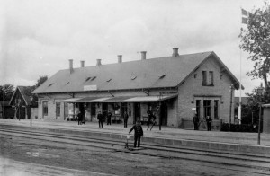 Birkroed station 1950'erne